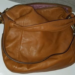 Shoulder Purse... Carmel in color